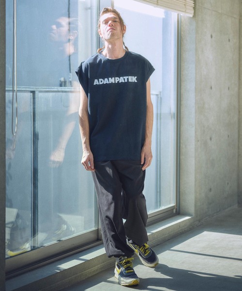 ADAM PATEK(アダムパテック)の「mp13328-ripple tuck relax pants タックパンツ(その他パンツ・メンズ・ブラック/チャコール・2/1)」の17枚目の写真