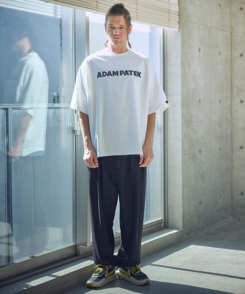 ADAM PATEK(アダムパテック)の「mp13328-ripple tuck relax pants タックパンツ(その他パンツ・メンズ・ブラック/チャコール・2/1)」の18枚目の写真