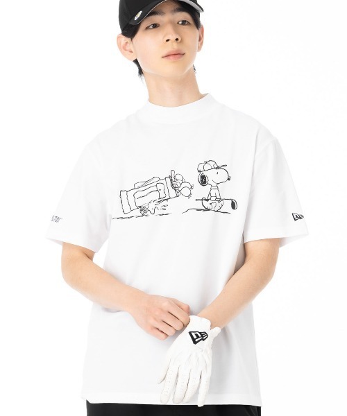 ニューエラゴルフ 半袖Tシャツ ピーナッツスヌーピーコラボ ONSPOTZ