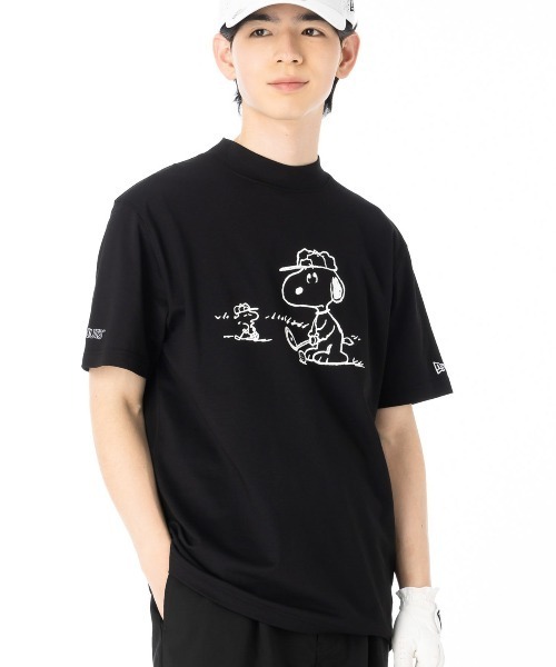 ニューエラゴルフ　モックネックシャツ　ドライPEANUTS スヌーピー NEW ERA ニューエラ（NEW ERA）（メンズ、レディース）モック