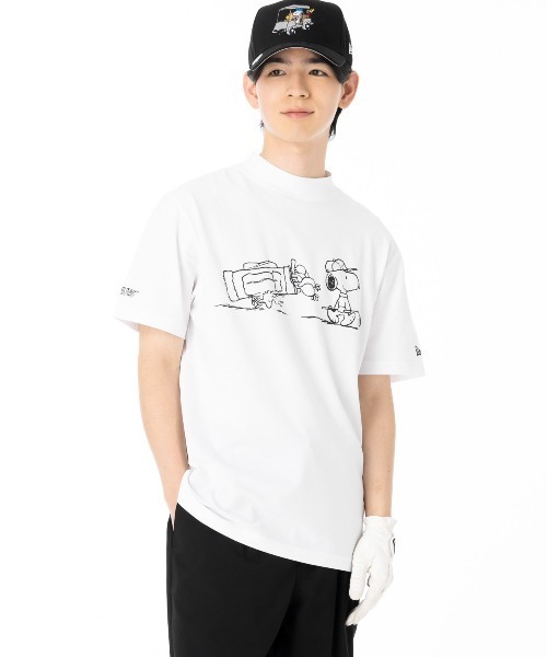 ニューエラゴルフ 半袖Tシャツ ピーナッツスヌーピーコラボ ONSPOTZ