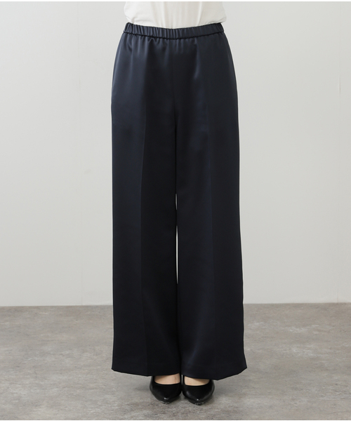 AP STUDIO（エーピーストゥディオ）の「サテンプルオンパンツ（その他パンツ・レディース・ネイビー/カーキ・38/36）」の19枚目の写真