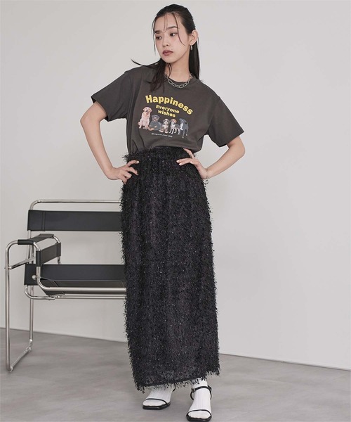 miette(ミエット)の「dogプリントTシャツ(Tシャツ/カットソー・レディース・ホワイト系その他/グレー系その他/ホワイト系その他2/グレー系その他2・FREE)」の22枚目の写真