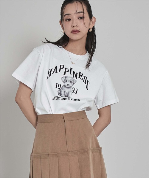 miette(ミエット)の「dogプリントTシャツ(Tシャツ/カットソー・レディース・ホワイト系その他/グレー系その他/ホワイト系その他2/グレー系その他2・FREE)」の19枚目の写真