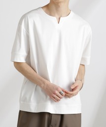 NANO universe | 50/－シルケットスムースキーネックTシャツ(Tシャツ/カットソー)