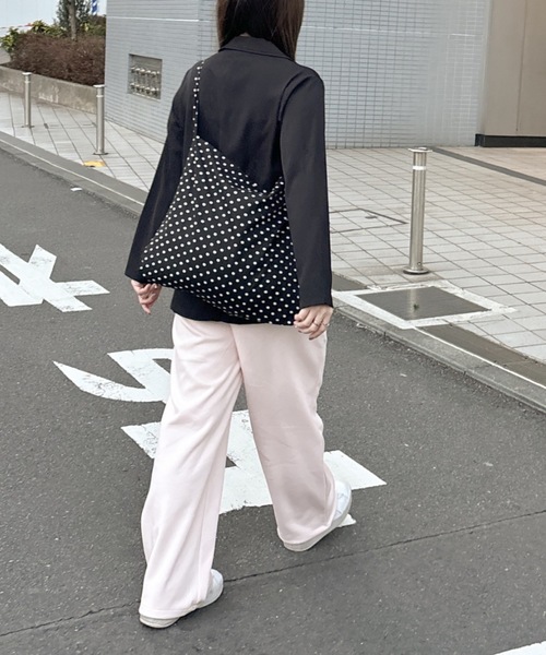 Birthday room（バースデイルーム）の「ドットショルダーBAG/dot shoulder bag（ショルダーバッグ・レディース・ブラック/アイボリー・FREE）」の4枚目の写真