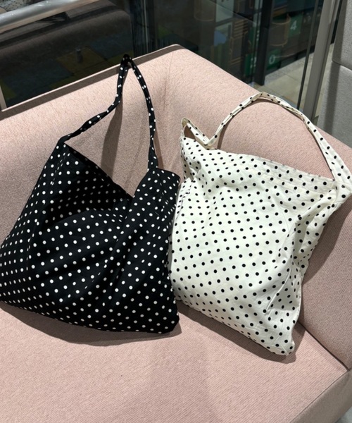 Birthday room（バースデイルーム）の「ドットショルダーBAG/dot shoulder bag（ショルダーバッグ・レディース・ブラック/アイボリー・FREE）」の20枚目の写真