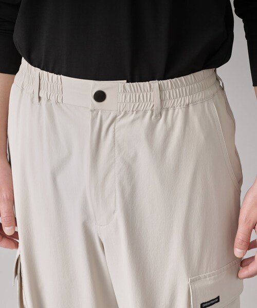 セール】【セットアップ可】2WAYストレッチ ワイドカーゴパンツ