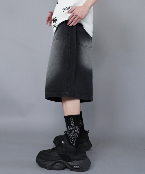 SPINNS（スピンズ）の「ヴィンテージライクダブルニーハーフパンツ（その他パンツ・メンズ・ベージュ/ブラウン/ブラック・L/M/XL）」の11枚目の写真