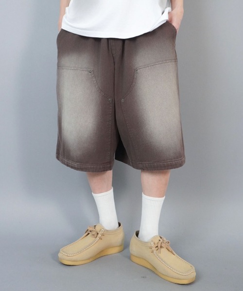 SPINNS（スピンズ）の「ヴィンテージライクダブルニーハーフパンツ（その他パンツ・メンズ・ベージュ/ブラウン/ブラック・L/M/XL）」の15枚目の写真