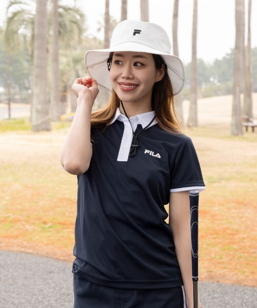セール】【FILA GOLF/フィラゴルフ】レディース半袖ロゴシャツ