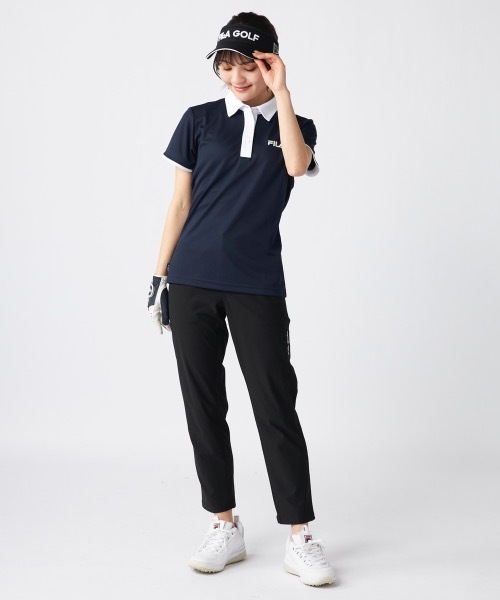 セール】【FILA GOLF/フィラゴルフ】レディース半袖ロゴシャツ