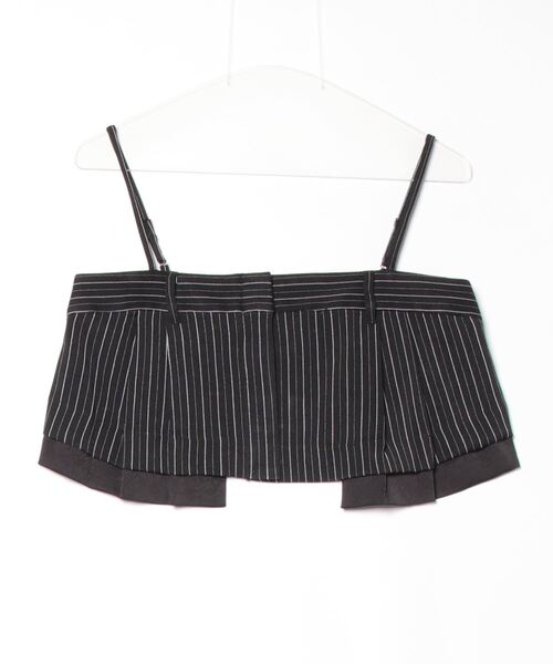 terrace(テラス)の「ヘリンボーンストライプキャミトップ(その他トップス・レディース・チャコールグレー/ベージュ/ブラック・MEDIUM)」の7枚目の写真