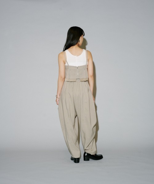 terrace(テラス)の「ヘリンボーンストライプキャミトップ(その他トップス・レディース・チャコールグレー/ベージュ/ブラック・MEDIUM)」の13枚目の写真