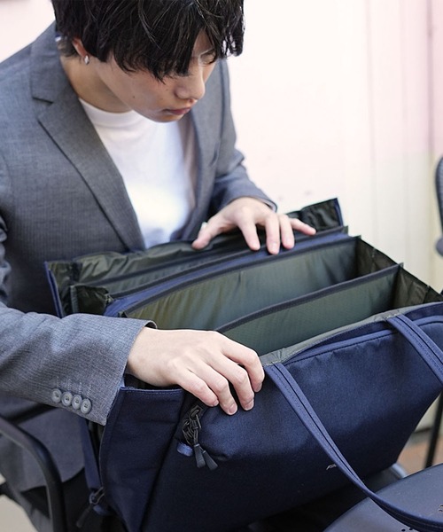 P.I.D(ピーアイディー)の「ピーアイディー【PID】ビジネストートバッグ(ビジネスバッグ・メンズ・ネイビー/ブラック・フリ-)」の18枚目の写真