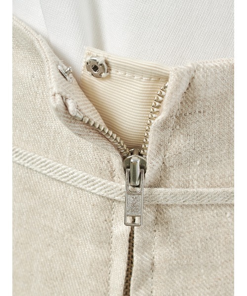 Mila Owen 共ベルト付ストレートリネンマキシスカート セール】共ベルト付ストレートリネンマキシスカート（スカート