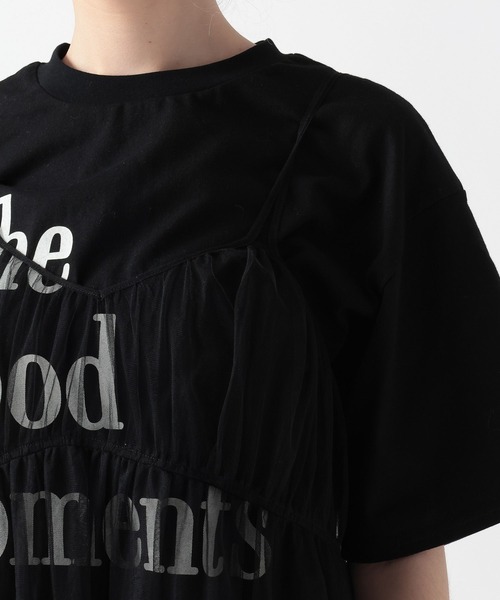 FOREVER 21（フォーエバー トゥエンティーワン）の「【2025SS】チュールキャミワンピース（ワンピース・レディース・グレー/ナチュラル/ブラック・FREE）」の22枚目の写真