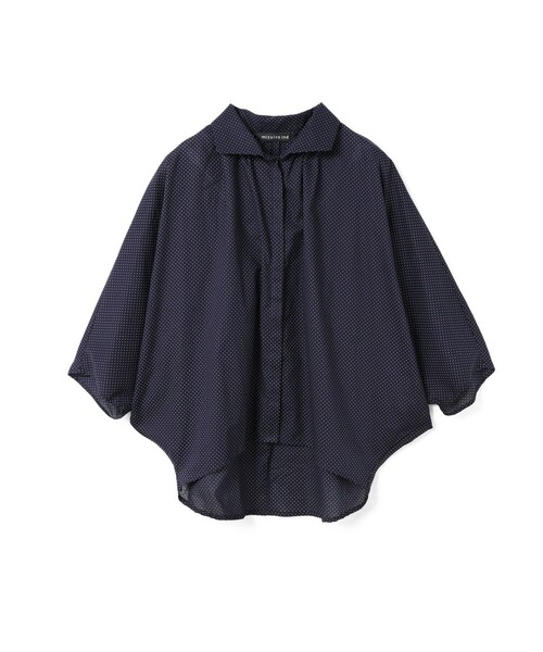 ミズイロインド 黒 半袖Tシャツ mizuiro ind｜ロールアップ スリーブ ワイドTシャツ roll up slv