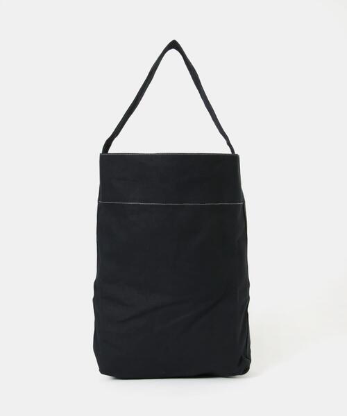 URBAN RESEARCH（アーバンリサーチ）の「Kaan　BUCKET TOTE COTTON（トートバッグ・メンズ・ブラック/ブラック系その他/ナチュラル・FREE）」の5枚目の写真