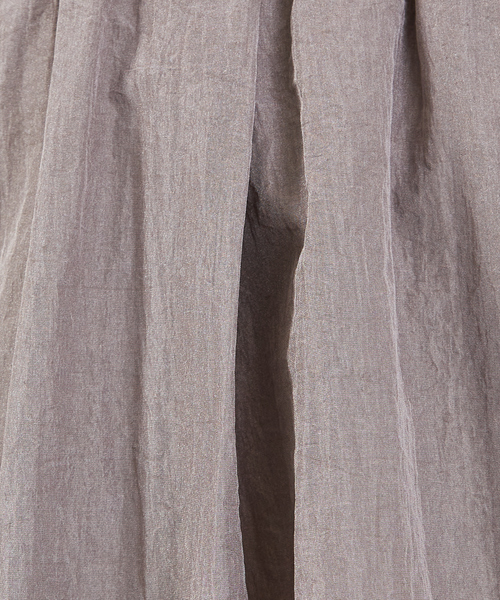 abahouse mavie（アバハウスマヴィ）の「【セットアップ対応】シャイニータフタビスチェ/春服/夏服（キャミソール・レディース・ブラウン/ブラック/グレー・フリー）」の8枚目の写真