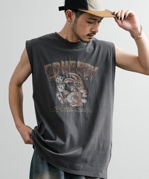 Ed Hardy グラフィックタンクトップ オリーブグリーン Ed Hardy タンクトップ Hardy/エド・ハーディー ピグメント加工