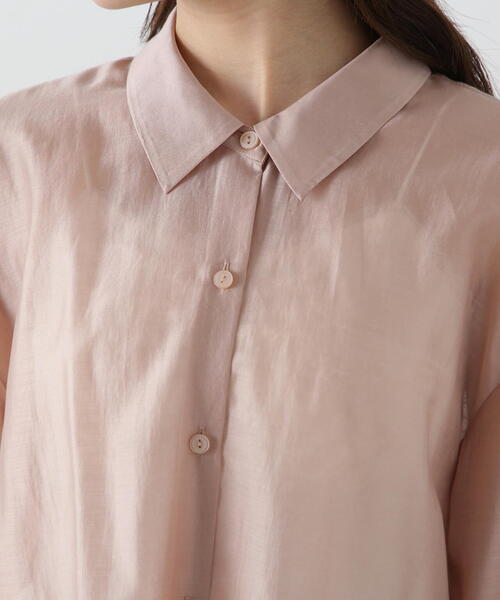 PROPORTION BODY DRESSING（プロポーションボディドレッシング）の「シアーシャーリングブラウス / 1215110503（シャツ/ブラウス・レディース・ブルー/ベージュ/ホワイト・FREE）」の22枚目の写真