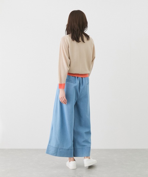 Jayro(ジャイロ)の「ライトデニムフレアパンツ(その他パンツ・レディース・ネイビー/ブルー・38)」の9枚目の写真
