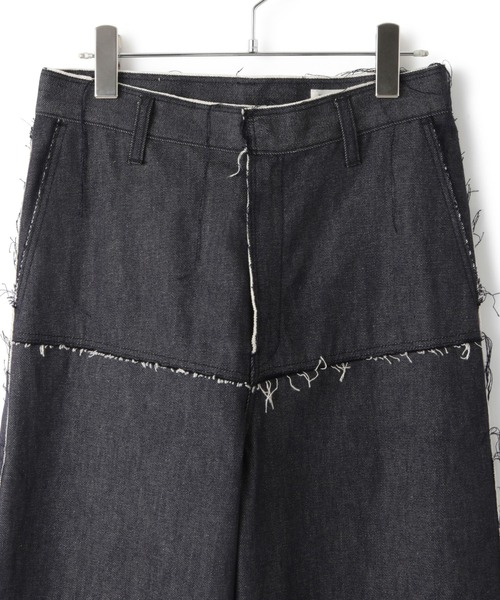 ADAM ET ROPE'(アダムエロペ)の「【EMOELLE】カットオフラインデニム(デニムパンツ・レディース・ブルー系その他3・36/38)」の21枚目の写真