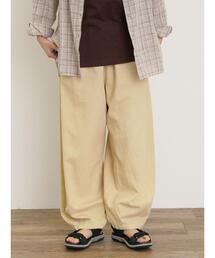 Samansa Mos2 | 【M/Lサイズ】裾タックギャザーパンツ(その他パンツ)