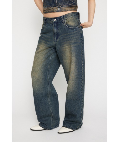 LAGUA GEM POINT WASH CLASSIC ストレートデニム セール】POINT WASH CLASSIC ストレートデニム（デニムパンツ