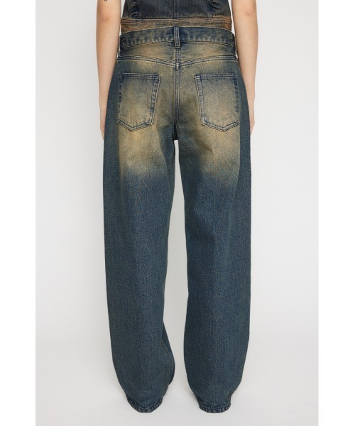 LAGUA GEM POINT Wash Classic STRAIGHTデニム LAGUA GEM | POINT WASH CLASSIC STRAIGHT デニム (ストレート