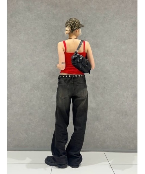 LAGUA GEM（ラグアジェム）の「POINT WASH CLASSIC ストレートデニム（デニムパンツ・レディース・ブルー/ブラック・X-SMALL/SMALL/MEDIUM）」の19枚目の写真