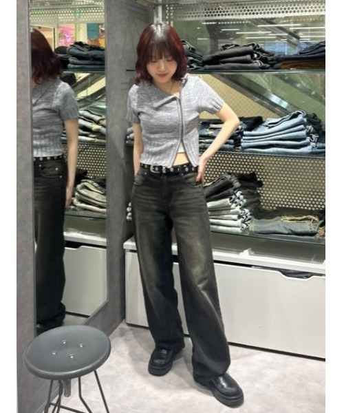 LAGUA GEM POINT WASH CLASSIC ストレートデニム POINT WASH CLASSIC ストレートデニム（デニムパンツ）｜LAGUA