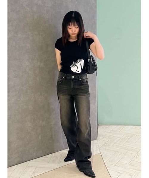 セール】POINT WASH CLASSIC ストレートデニム（デニムパンツ）｜LAGUA