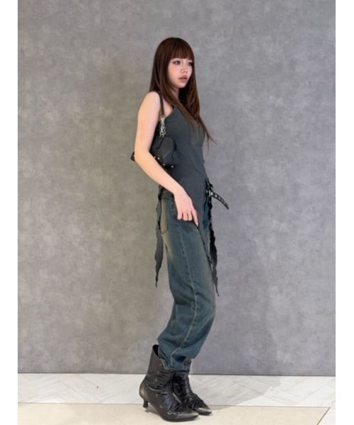 LAGUA GEM POINT WASH CLASSIC ストレートデニム セール】POINT WASH CLASSIC ストレートデニム（デニムパンツ
