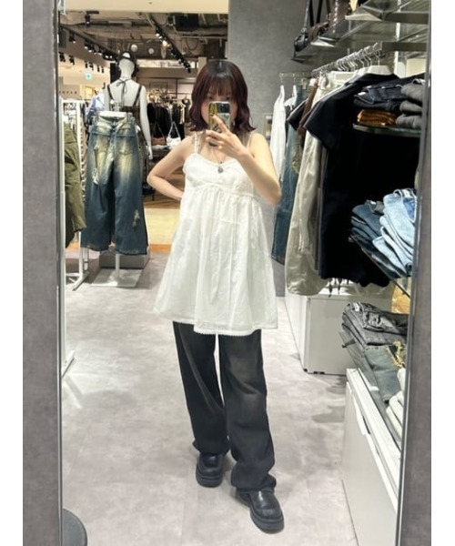 LAGUA GEM POINT WASH CLASSIC ストレートデニム POINT WASH CLASSIC ストレートデニム（デニムパンツ）｜LAGUA