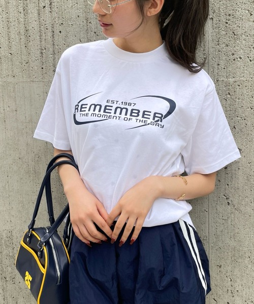 FOREVER 21(フォーエバー トゥエンティーワン)の「【2025SS】スポーツロゴビッグTシャツ(Tシャツ/カットソー・レディース・ホワイト/ブルー/ブラック・FREE)」の2枚目の写真