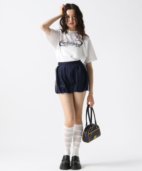 FOREVER 21(フォーエバー トゥエンティーワン)の「【2025SS】スポーツロゴビッグTシャツ(Tシャツ/カットソー・レディース・ホワイト/ブルー/ブラック・FREE)」の10枚目の写真