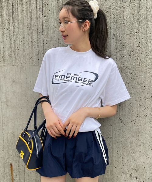 FOREVER 21(フォーエバー トゥエンティーワン)の「【2025SS】スポーツロゴビッグTシャツ(Tシャツ/カットソー・レディース・ホワイト/ブルー/ブラック・FREE)」の9枚目の写真