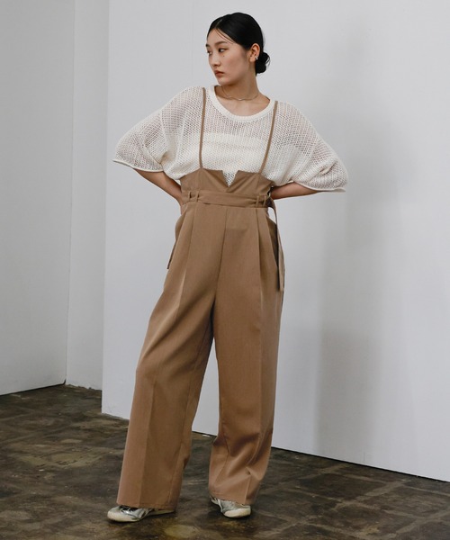 ベルト付きサロペット（サロペット/オーバーオール）｜select MOCA