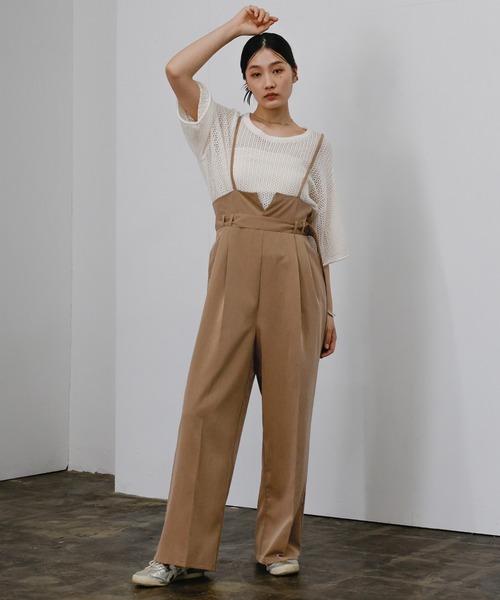 ベルト付きサロペット（サロペット/オーバーオール）｜select MOCA