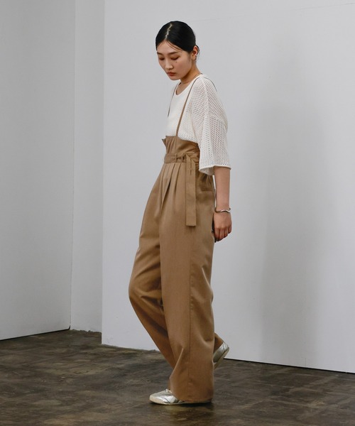 ベルト付きサロペット（サロペット/オーバーオール）｜select MOCA