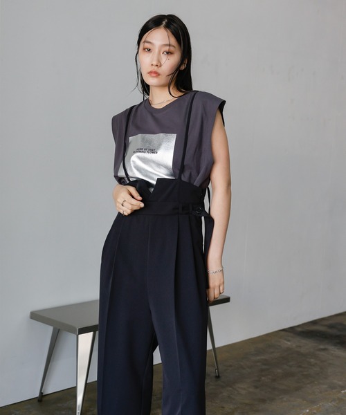 ベルト付きサロペット（サロペット/オーバーオール）｜select MOCA