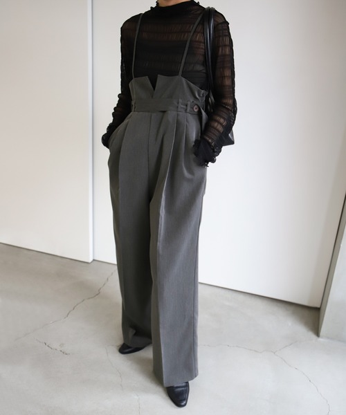 ベルト付きサロペット（サロペット/オーバーオール）｜select MOCA