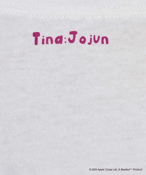 TINA:JOJUN(ティーナジョジュン)の「THE BEATLES オフショルTシャツ TINA:JOJUN(Tシャツ/カットソー・レディース・ピンク/レッド・M)」の8枚目の写真
