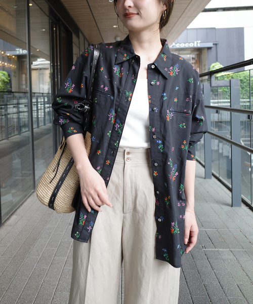 margaux/マルゴー flower western シャツ（シャツ／ブラウス