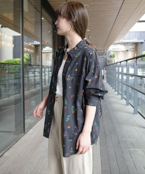 ブラウス シャツ 「追加」margaux/マルゴー flower western シャツ レディース margaux ブラウス シャツ 「追加」margaux/マルゴー flower