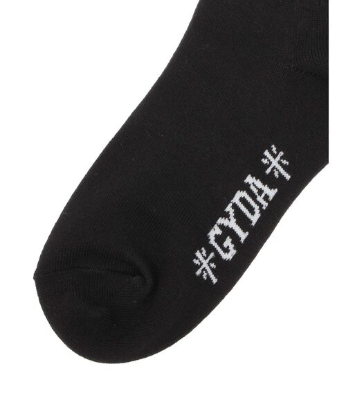 GYDA（ジェイダ）の「GD SOX（ソックス/靴下・レディース・オフホワイト/ブラック/ライム・FREE）」の17枚目の写真