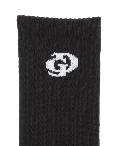 GYDA（ジェイダ）の「GD SOX（ソックス/靴下・レディース・オフホワイト/ブラック/ライム・FREE）」の18枚目の写真