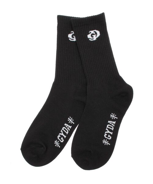 GYDA（ジェイダ）の「GD SOX（ソックス/靴下・レディース・オフホワイト/ブラック/ライム・FREE）」の21枚目の写真